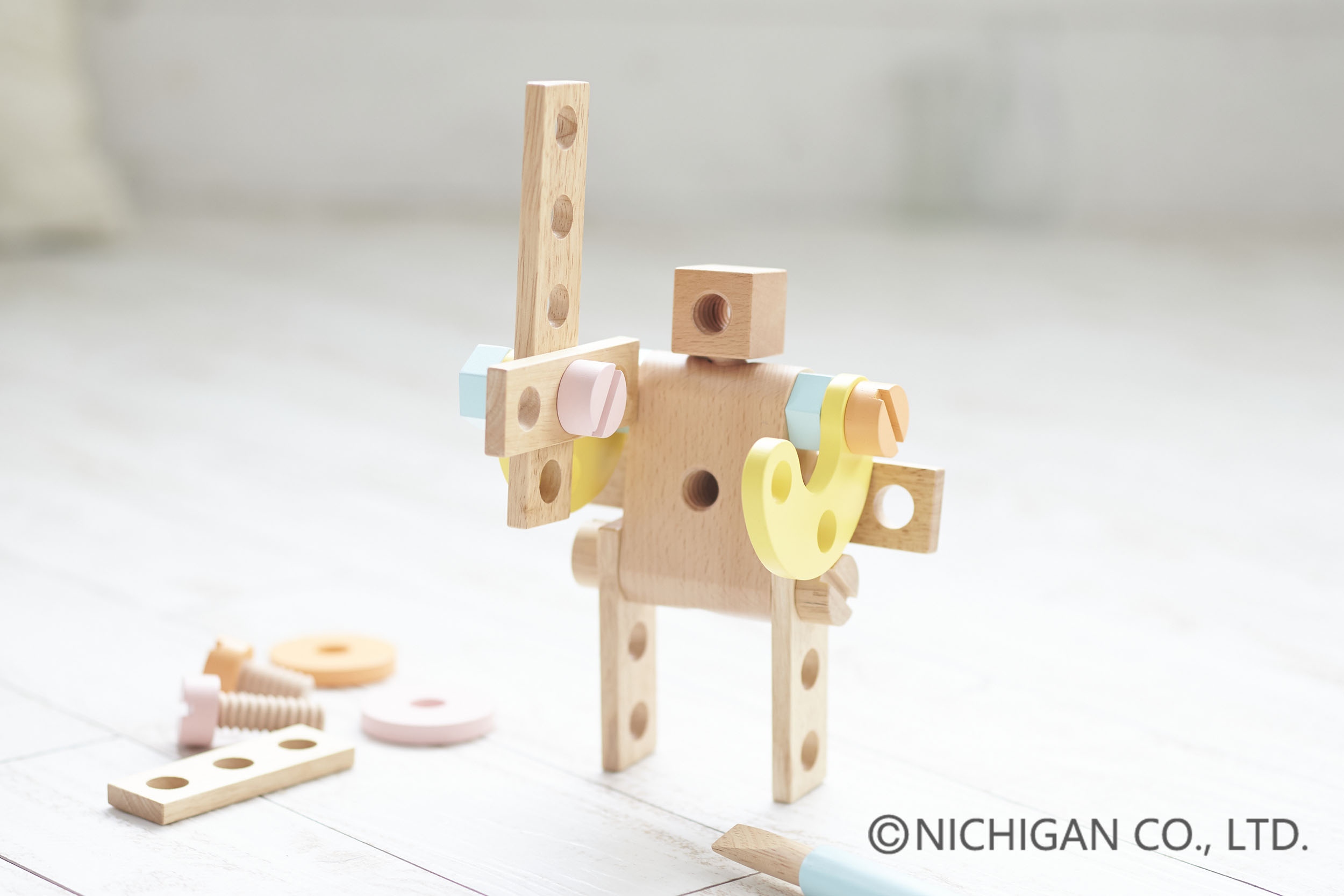 ねじってDIYセット – 木製玩具のニチガン-商品紹介