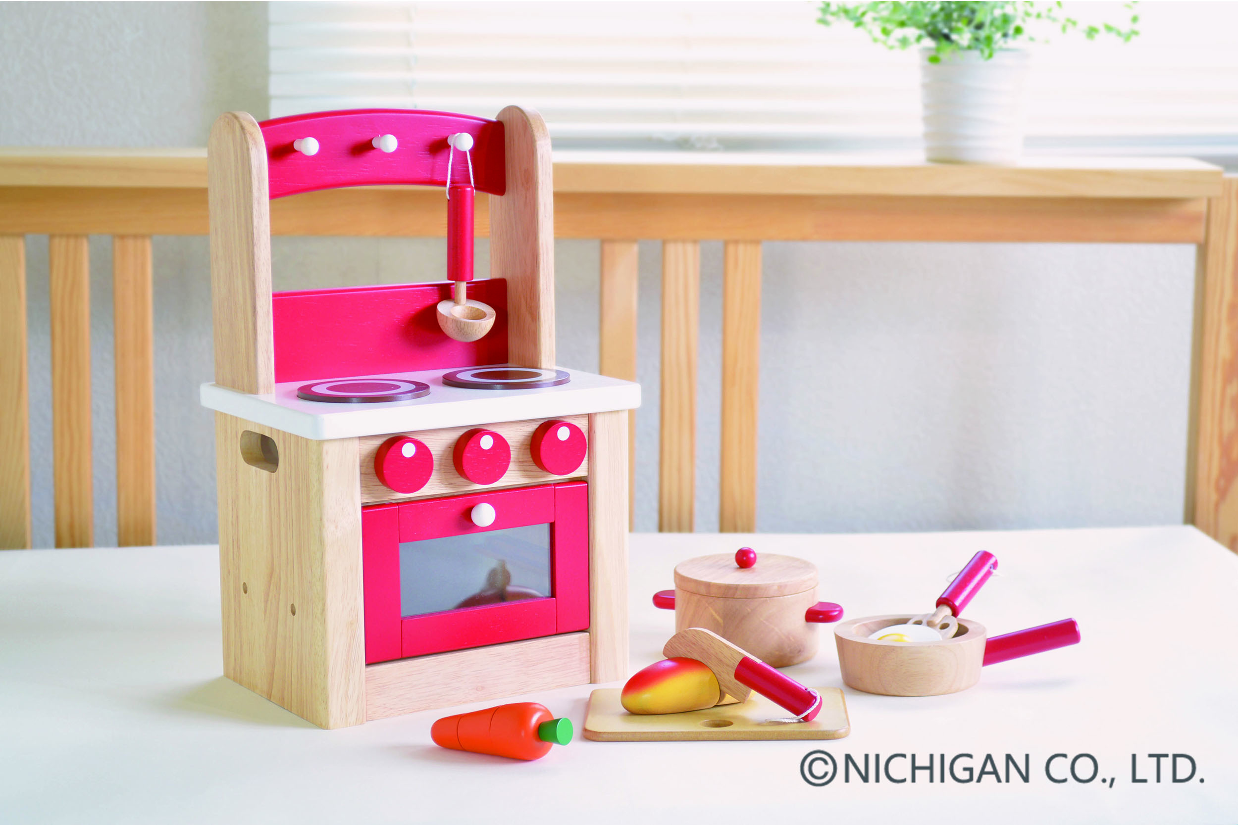 キッチンセットⅡ – 木製玩具のニチガン-商品紹介