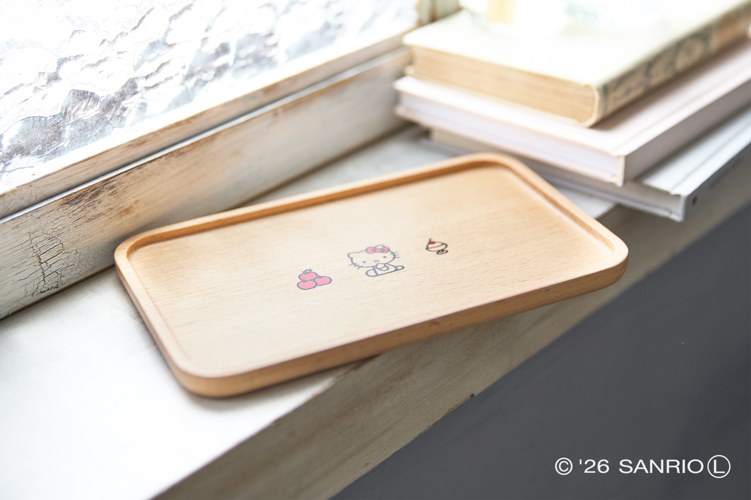 ハローキティ ウッドトレー - 木製玩具のニチガン-商品紹介