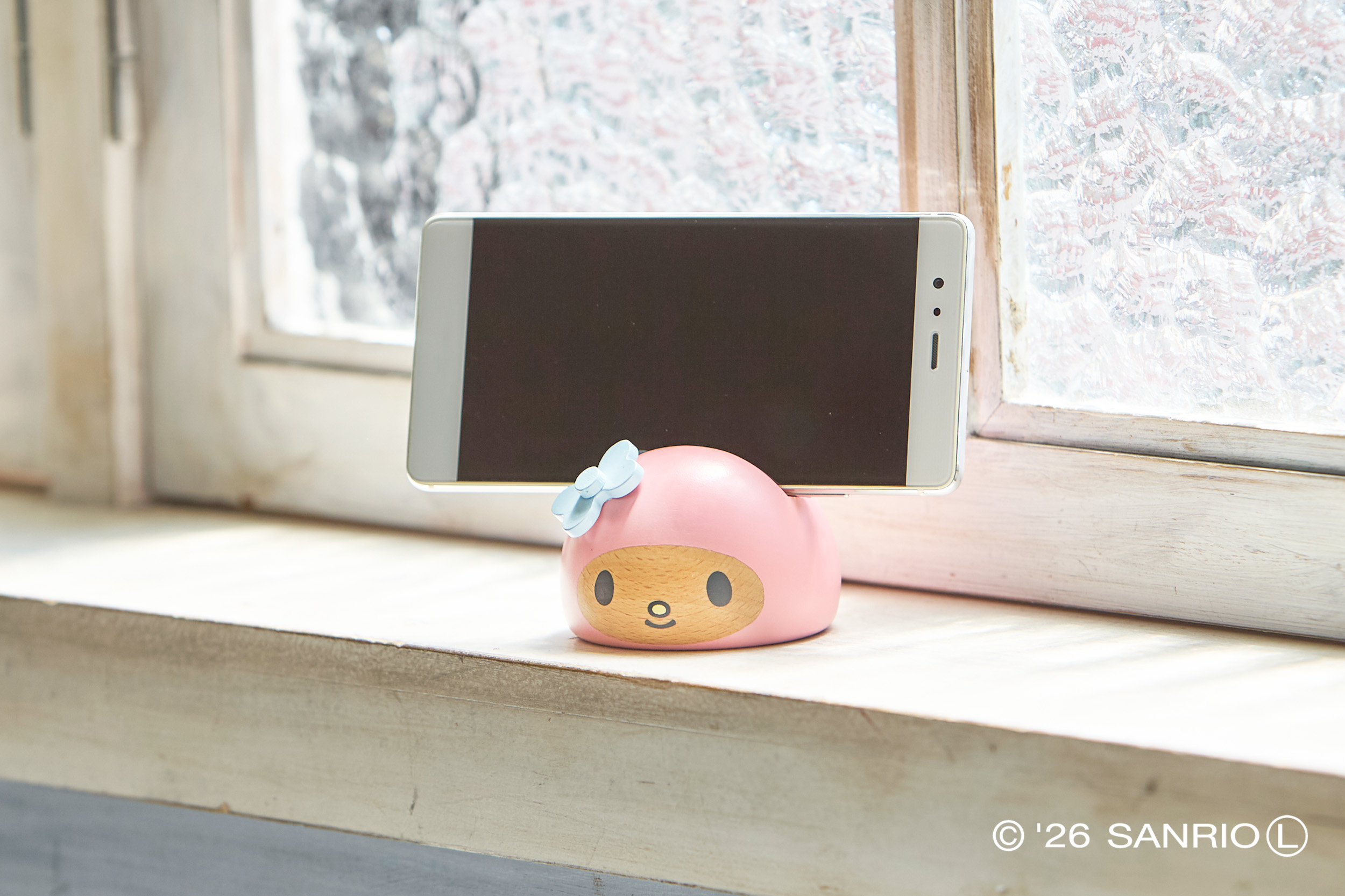 マイメロディ スマホスタンド - 木製玩具のニチガン-商品紹介